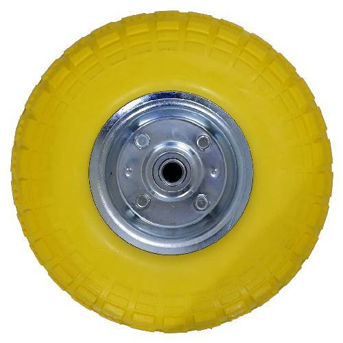 Voche 2 X 10 Puncture Burst Proof Solid Rubber Sack Truck Trolley Wheels